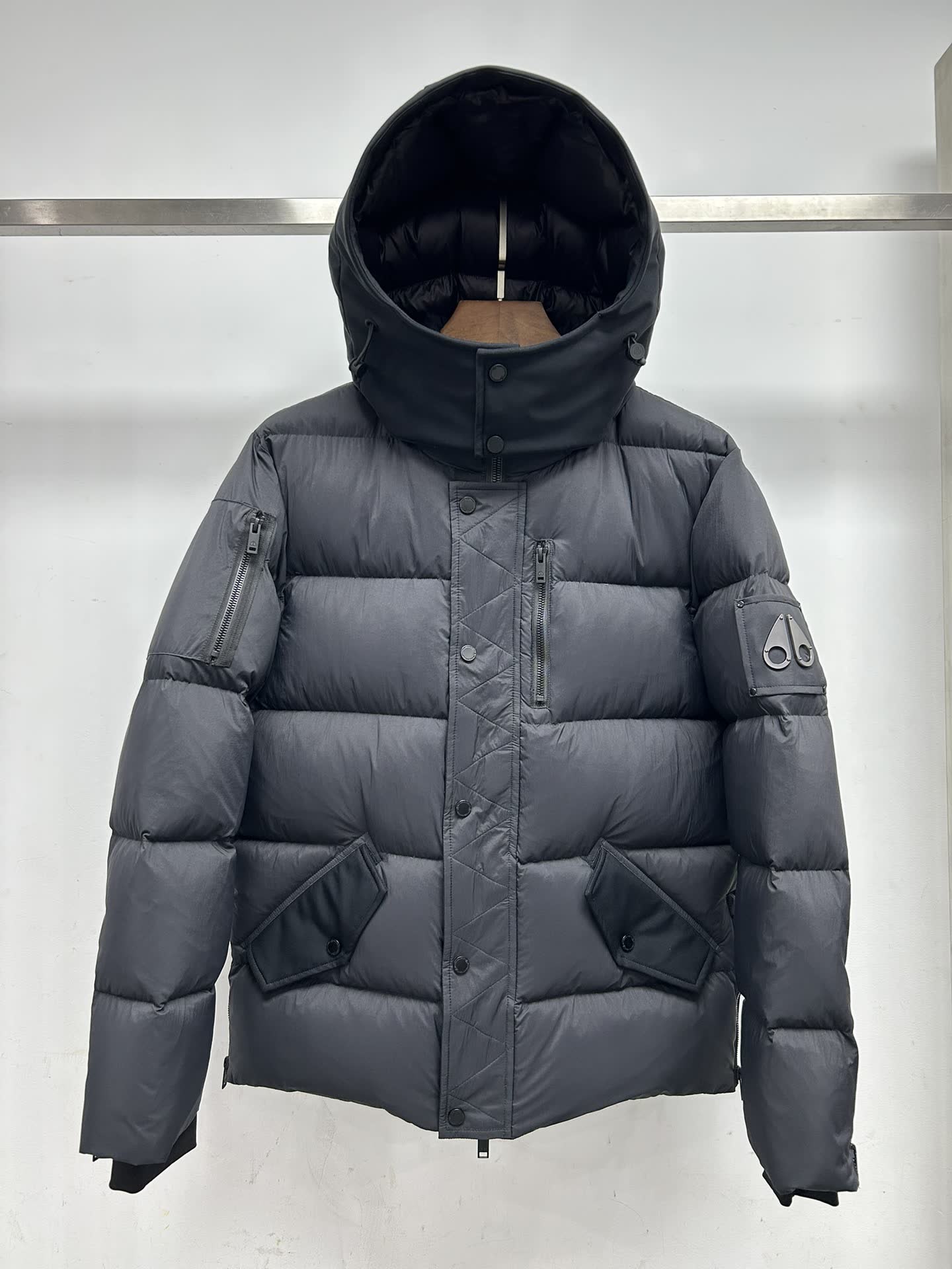 Moose Knuckles Hooded Down Puffer Jacket Moose Knuckles Hooded Down Puffer Jacket